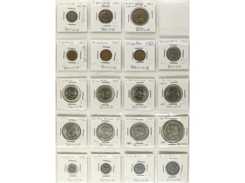 LOTES Y COLECCIONES EXTRANJERO. Lote 438 monedas. Siglo XIX-