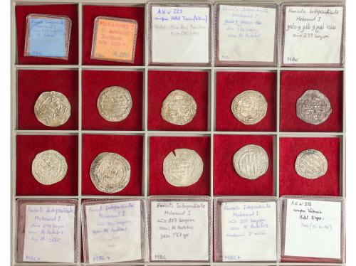 EMIRATO. Lote 10 monedas Dirham. 238(2), 239(2), 240, 250(2)