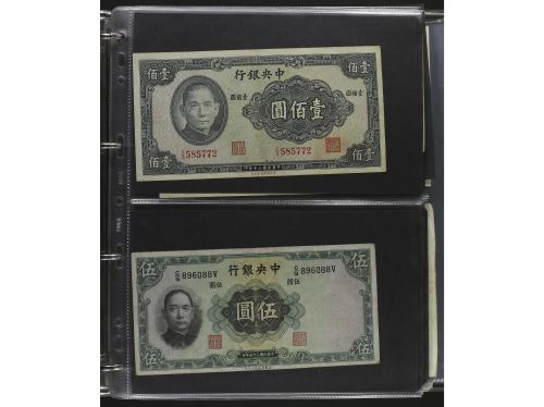 BILLETES EXTRANJEROS. Lote alrededor 120 billetes. S.XX. Col