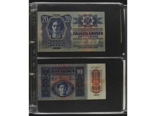 BILLETES EXTRANJEROS. Lote alrededor 120 billetes. S.XX. Col