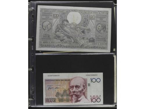 BILLETES EXTRANJEROS. Lote alrededor 120 billetes. S.XX. Col