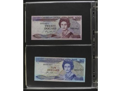 BILLETES EXTRANJEROS. Lote alrededor 120 billetes. S.XX. Col