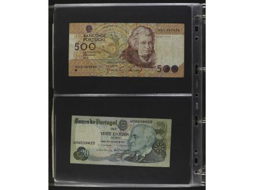 BILLETES EXTRANJEROS. Lote alrededor 120 billetes. S.XX. Col