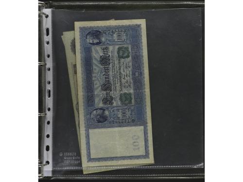 BILLETES EXTRANJEROS. Lote alrededor 120 billetes. S.XX. Col