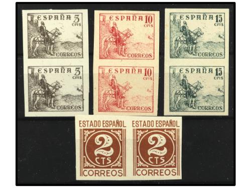 ** ESPAÑA. Ed. 915s/8s(2). SERIE COMPLETA en parejas SIN DEN