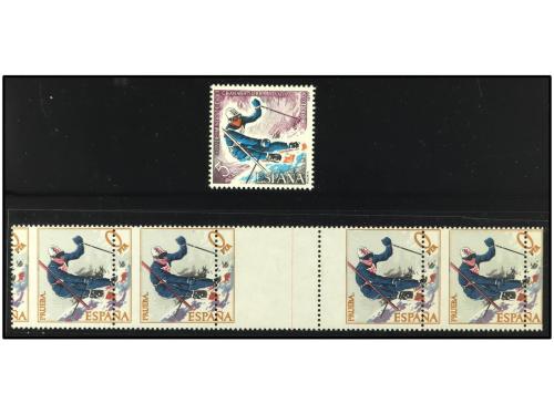 ESPAÑA. Ed. 2408P. COPA DEL MUNDO DE ESQUÍ. PRUEBA del sello