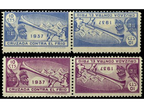 ** ESPAÑA: CRUZADA CONTRA EL FRIO. Ed. 13ii/14ii. 10 cts. az