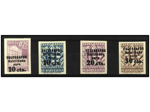 ** ESPAÑA: AYUNTAMIENTO DE BARCELONA. Ed. 17s/20s. SERIE COM