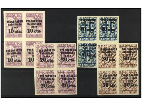 ** ESPAÑA: AYUNTAMIENTO DE BARCELONA. Ed. T.17s/20s(4). TELÉ