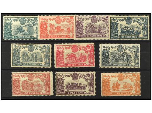 (**) ESPAÑA. Ed. 257/66. SERIE COMPLETA con goma alterada. P