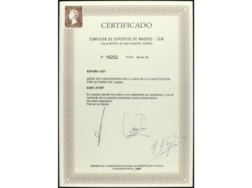 ° ESPAÑA. Ed. 373/87. SERIE COMPLETA con matasellos auténtic