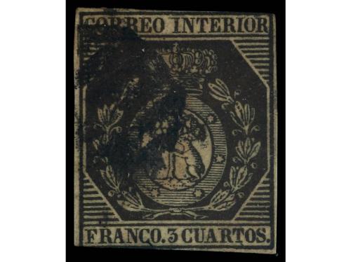 ° ESPAÑA. Ed. 23F. 3 cuartos bronce. FALSO SPERATI Tipo A. L