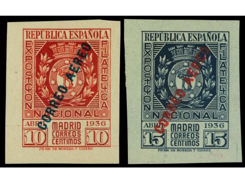 * ESPAÑA. Ed. 729/30. SERIE COMPLETA. PRECIOSA. RARA. Cat. 5