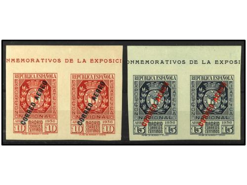 ** ESPAÑA. Ed. 729/30(2). SERIE COMPLETA en pareja horizonta