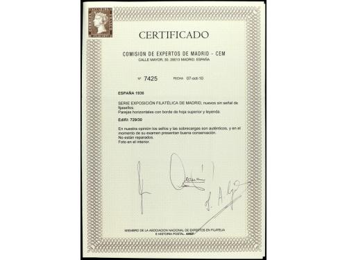 ** ESPAÑA. Ed. 729/30(2). SERIE COMPLETA en pareja horizonta