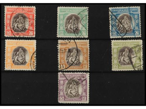 ° ESPAÑA: BENEFICENCIA. Ed. B1/7. SERIE COMPLETA. PRECIOSA. 