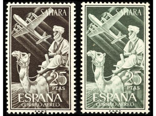 ** COLONIAS ESPAÑOLAS: SAHARA. Ed. 189ec. 25 pts. verde. COL