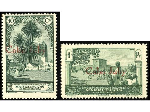 ** COLONIAS ESPAÑOLAS: CABO JUBY. Ed. 53hcc y 56hcc. 10 cts.