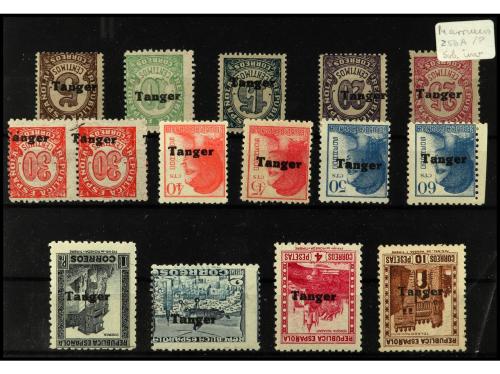 * COLONIAS ESPAÑOLAS: TANGER. Ed. 114hi/27hi+125hi. Conjunto
