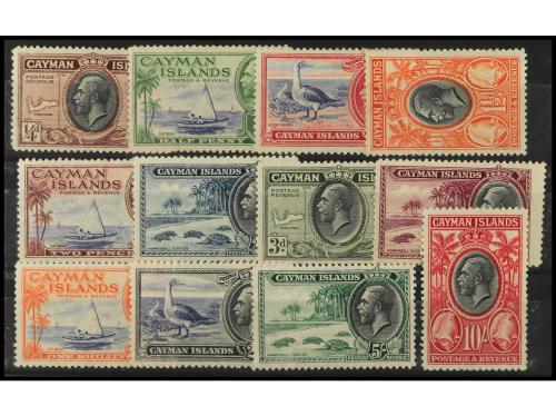 * COLONIAS INGLESAS. Yv. 89/100. CAIMANES. SERIE COMPLETA. P