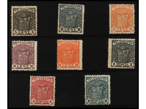 * ESPAÑA: TELEGRAFOS. Ed. 31/8. SERIE COMPLETA. BONITA. RARA