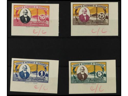 ESPAÑA: BENEFICENCIA. HUERFANOS TELEGRAFOS. Ed. Galvez 48E/5