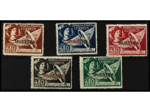 (*) ESPAÑA: FRANQUICIAS POSTALES. Ed. 23M/7M. SERIE COMPLETA