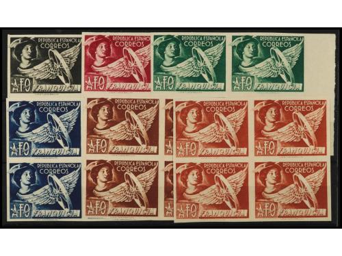 (*) ESPAÑA: FRANQUICIAS POSTALES. Ed. 23s/7s(4). SERIE COMPL