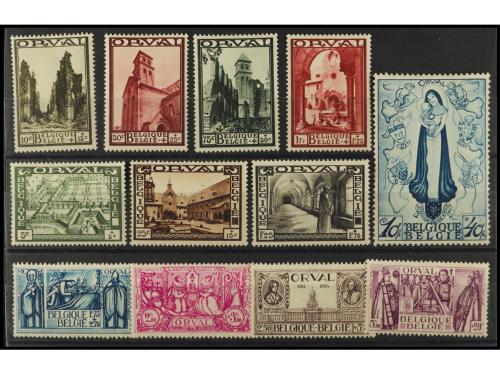 * BELGICA. Yv. 363/74. SERIE COMPLETA. PRECIOSA. RARA. Yvert
