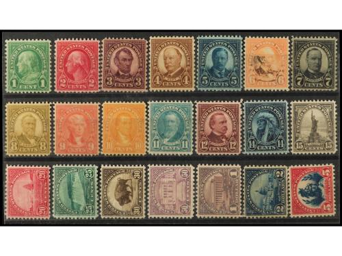 ** ESTADOS UNIDOS. Yv. 228/48. SERIE COMPLETA. PRECIOSA. MUY