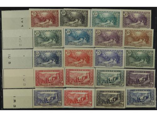 ** COLONIAS FRANCESAS. Yv. 61/92. ANDORRA. SERIE COMPLETA (3