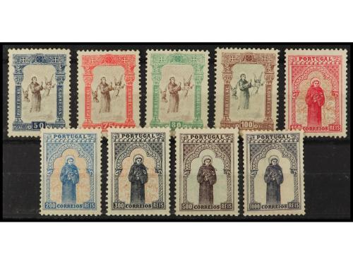 * PORTUGAL. Yv. 115/23. Final de serie (9 sellos). Valores c