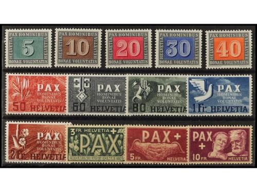 ** SUIZA. Yv. 405/17. SERIE COMPLETA. PRECIOSA. Yvert 500&euro;. 