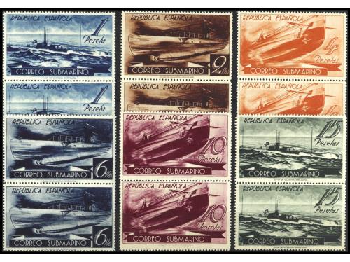 ** ESPAÑA. Ed. 775/80(2). SERIE COMPLETA en parejas vertical