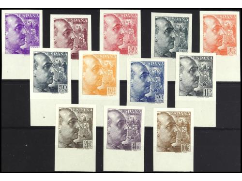 ** ESPAÑA. Ed. 867s/78s. SERIE COMPLETA SIN DENTAR con borde