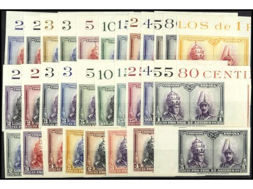 ** ESPAÑA. Ed. 402s/33s. SERIE COMPLETA SIN DENTAR. Casi tod