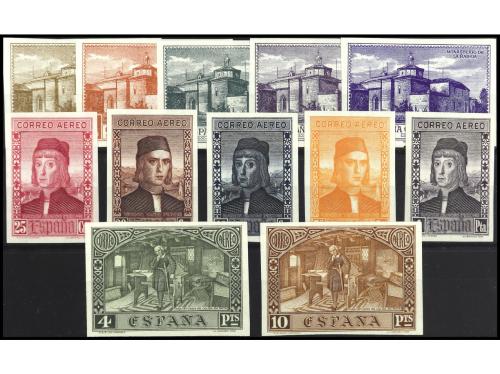 ** ESPAÑA. Ed. 547s/58s. SERIE COMPLETA SIN DENTAR. PRECIOSA