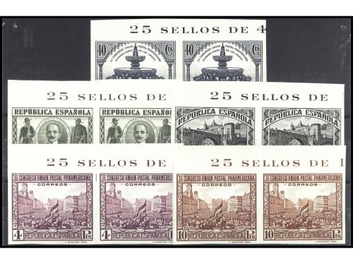 ** ESPAÑA. Ed. 604s/13s(2). SERIE COMPLETA en parejas horizo
