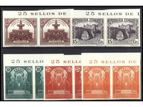 ** ESPAÑA. Ed. 604s/13s(2). SERIE COMPLETA en parejas horizo