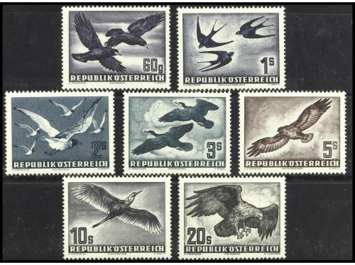 * AUSTRIA. Yv. Av.54/60. SERIE COMPLETA. PRECIOSA. RARA. Yve