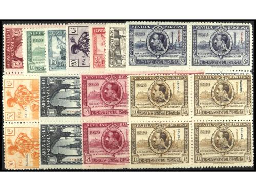 ** COLONIAS ESPAÑOLAS: SAHARA. Ed. 25/35(4). SERIE COMPLETA 