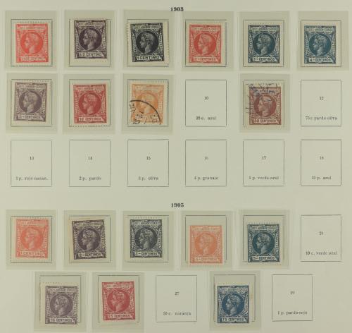 COLONIAS ESPAÑOLAS: ELOBEY, ANNOBON Y CORISCO. 1903-1908. Co