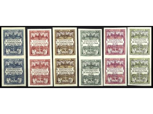 ** ESPAÑA: AYUNTAMIENTO DE BARCELONA. Ed. 1s/6s(2). SERIE CO