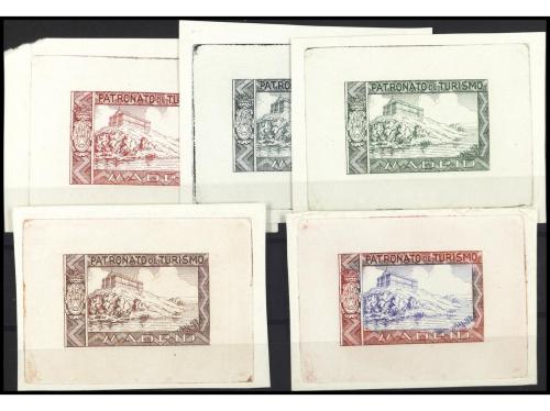 ESPAÑA: FISCALES. PATRONATO DE TURISMO DE MADRID. 5 PRUEBAS 