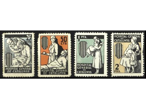 ESPAÑA GUERRA CIVIL. GG. 2151/4. HOSPITAL GENERAL DE CATALUN