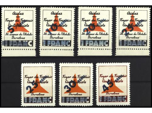 ESPAÑA GUERRA CIVIL. GG. 2170/96. FOYER DU FRANCAIS ANTIFASC