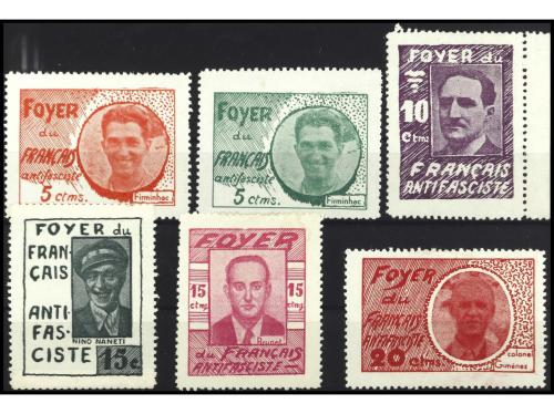 ESPAÑA GUERRA CIVIL. GG. 2214/43. FOYER DU FRANCAIS ANTIFASC