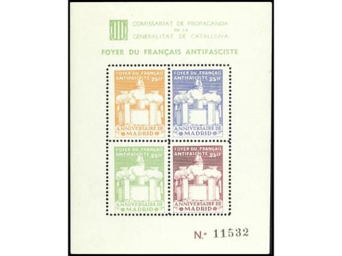 ESPAÑA GUERRA CIVIL. GG. 2269/70. FOYER DU FRANCAIS ANTIFASC