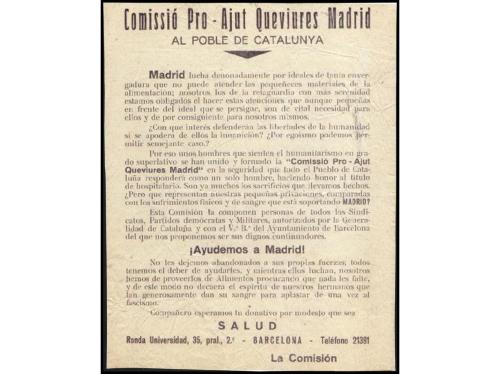 ESPAÑA GUERRA CIVIL. GG. 2346. Folleto publicitario para la 