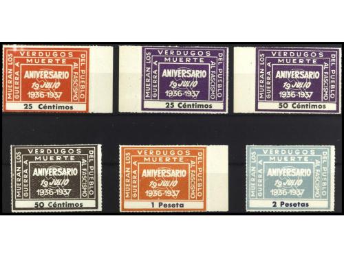 ESPAÑA GUERRA CIVIL. GG. 2513/36. ANIVERSARIO 19 JULIO 1936-